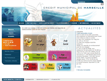 Tablet Screenshot of credit-municipal-marseille.fr